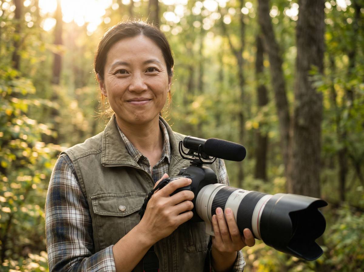 女神视频首席摄影师张晓雯 - 野生动物微距摄影专家